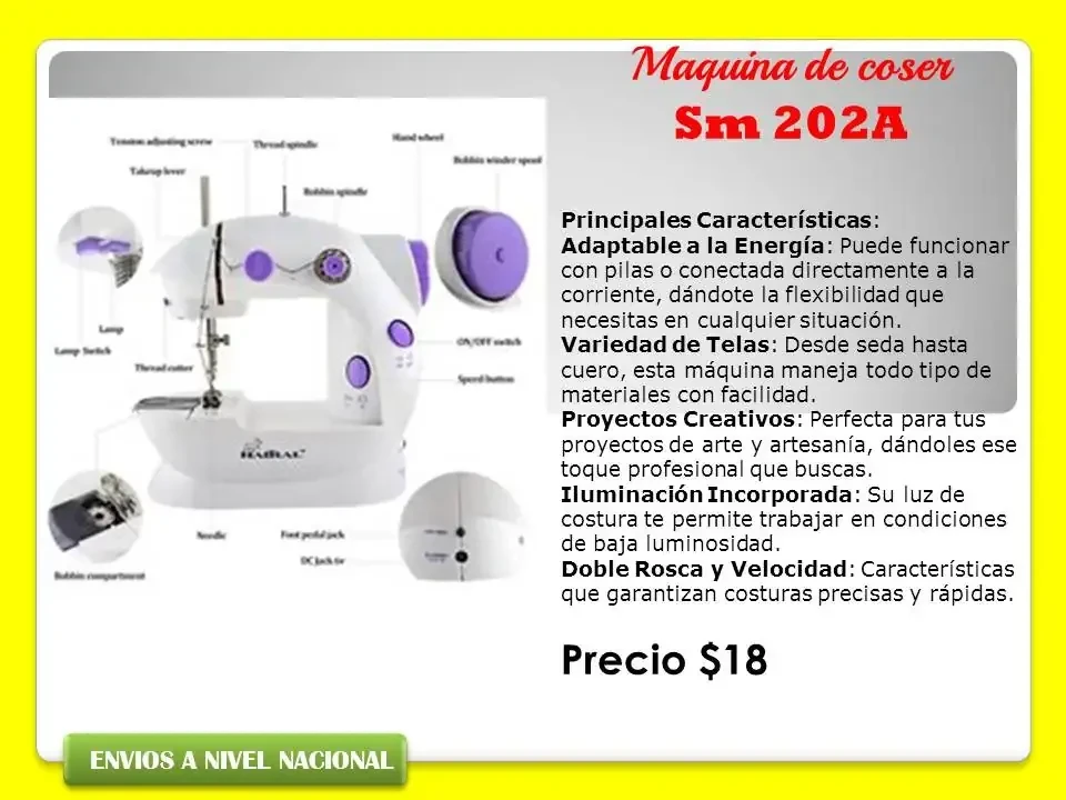 Mini máquina para costura 🧵