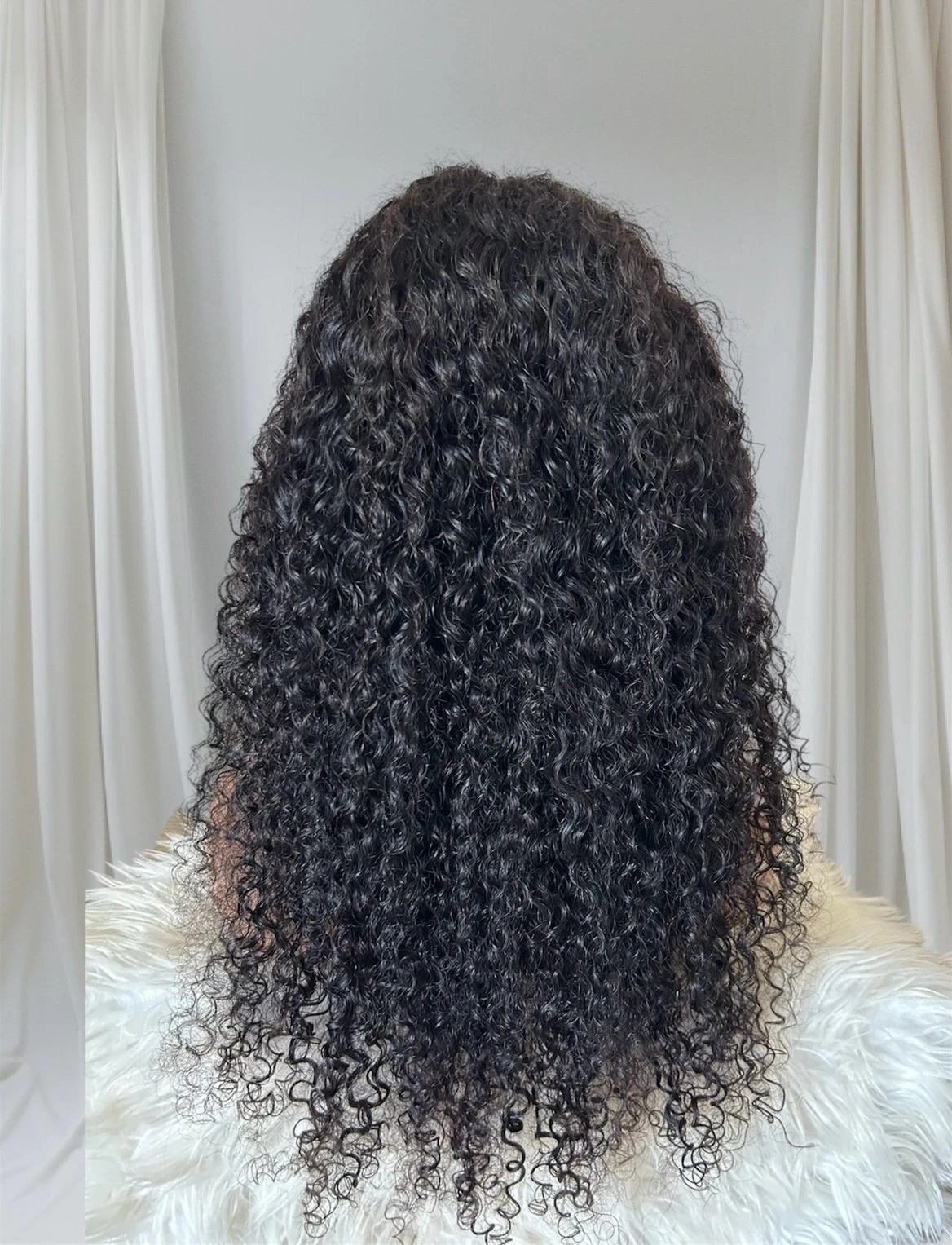 peluca Kinky curly cabello humano de 24 pulgadas, frontal lace 13x4  2