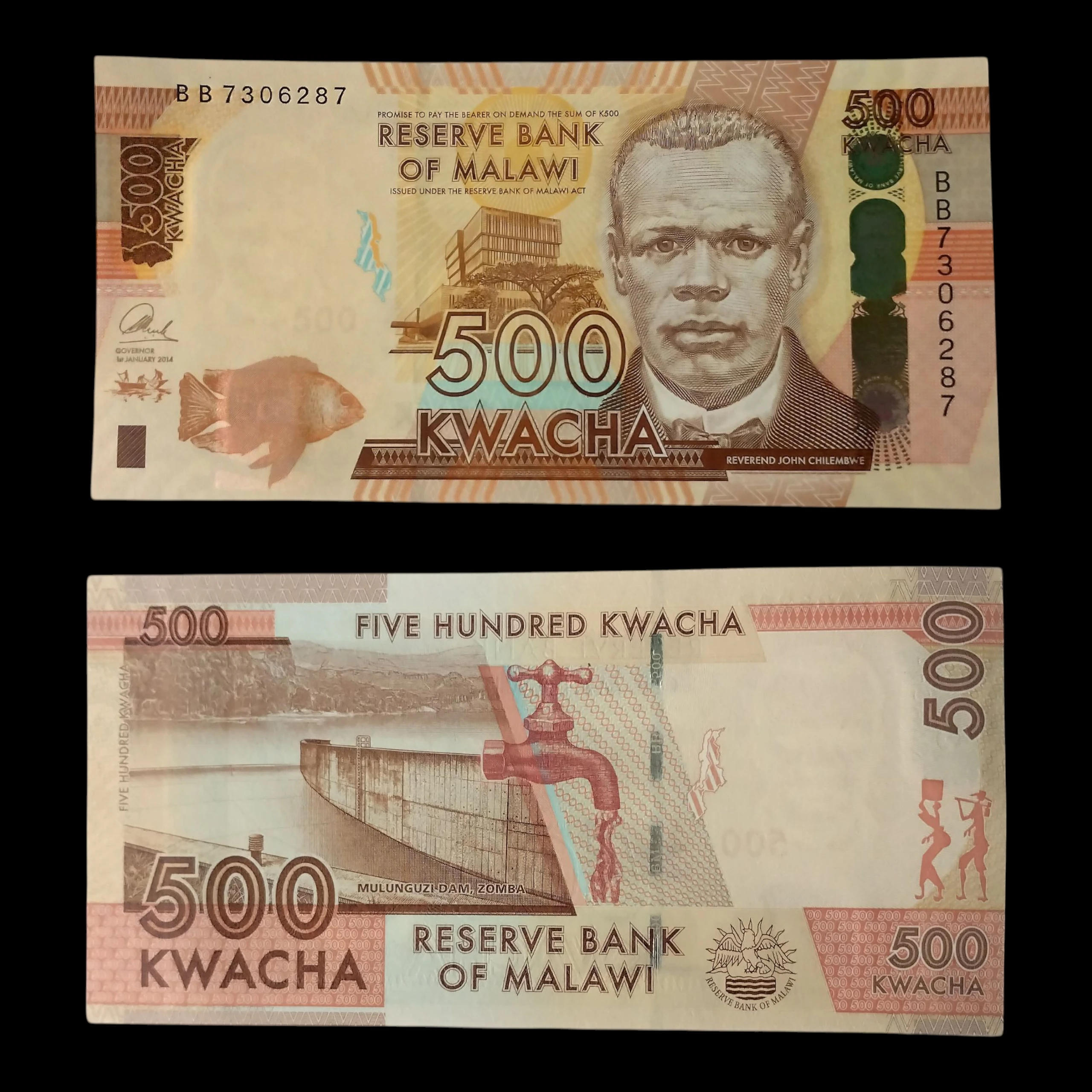 • Malawi 500 kwacha UNC