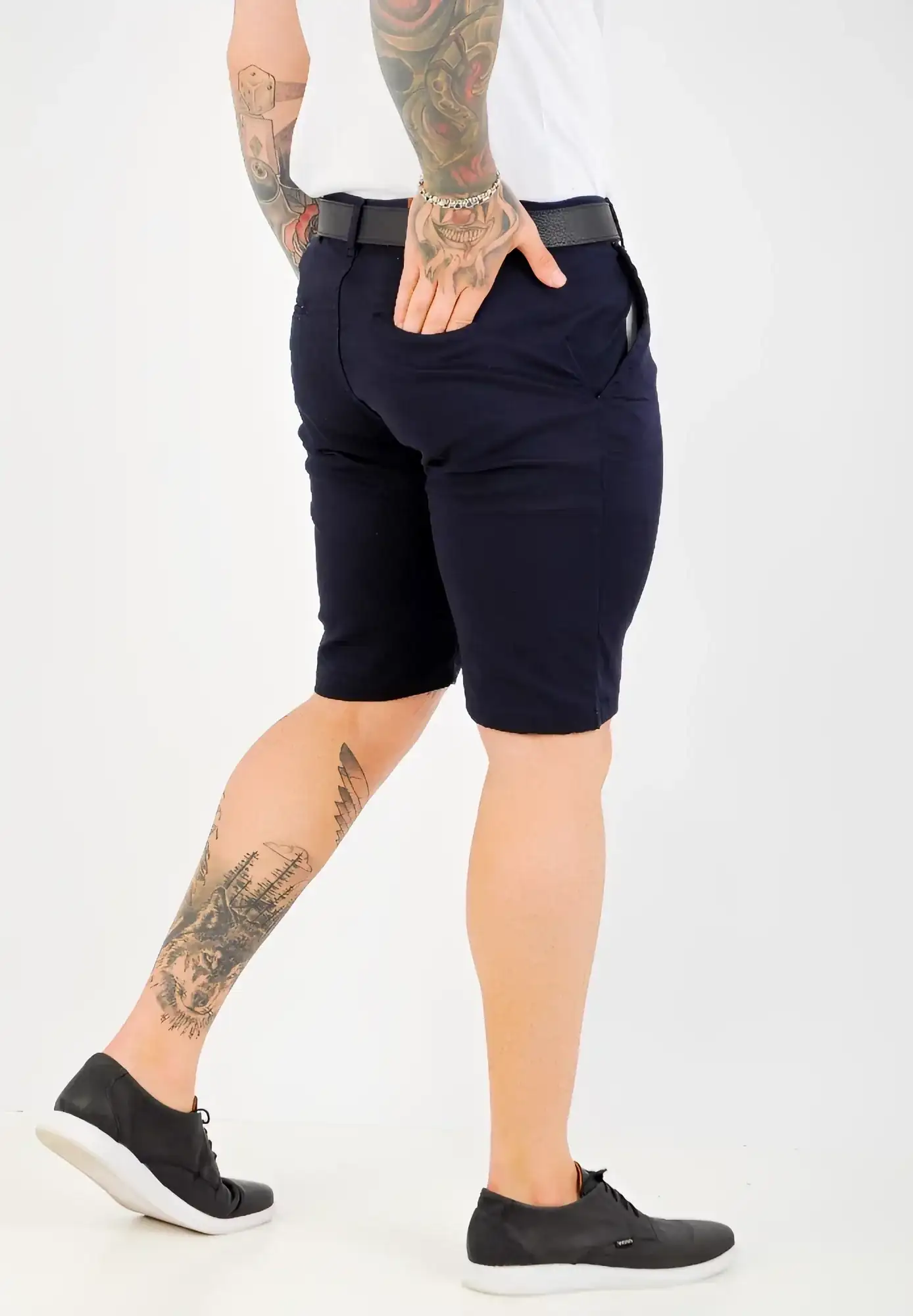 BERMUDAS CORTE CHINO PRELAVADAS 2