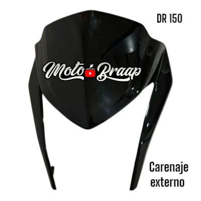 PL DR 150 Carenaje superior farola negro IMCAF173 OKL