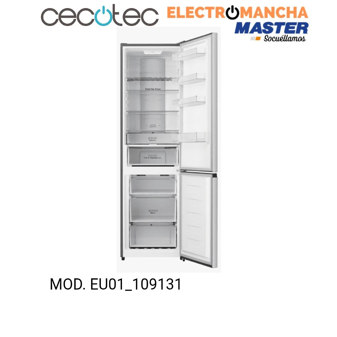 FRIGO COMBI CECOTEC A01_EU01_109131 INOX 2,01*60 NF CLASE A 3