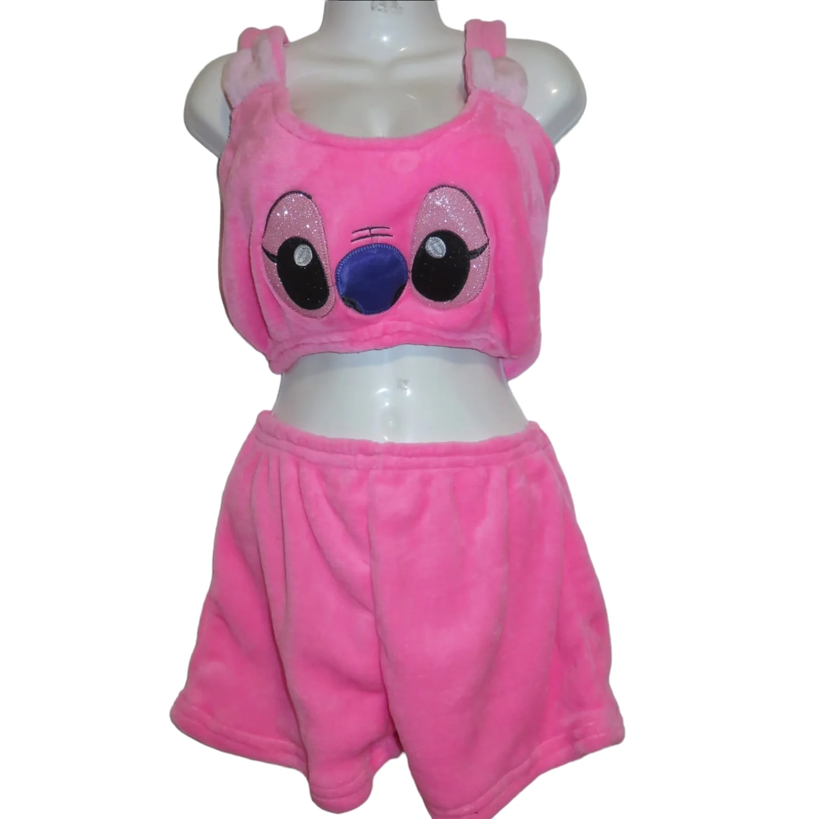 Pijama stich rosa