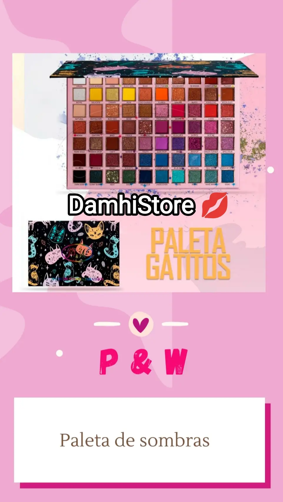 🌺Paleta Gatitos 