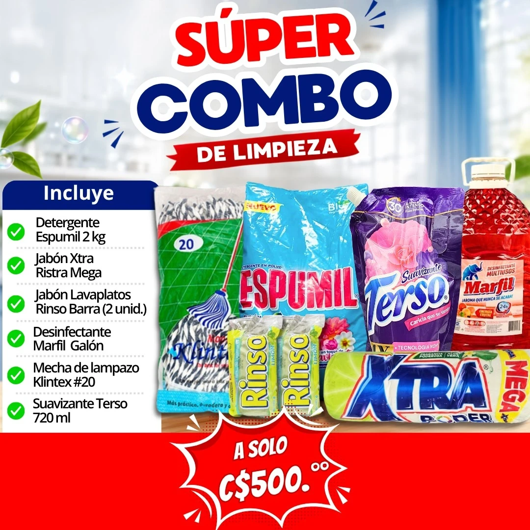 Combo Limpieza Del Hogar