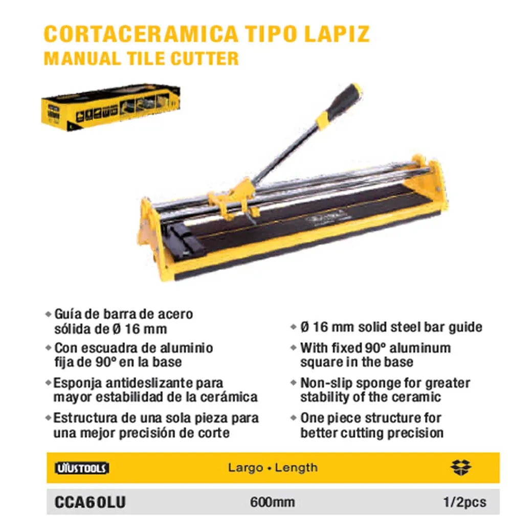 CORTA CERAMICA LAPIZ UYUST 600MM ALTURA 14MM