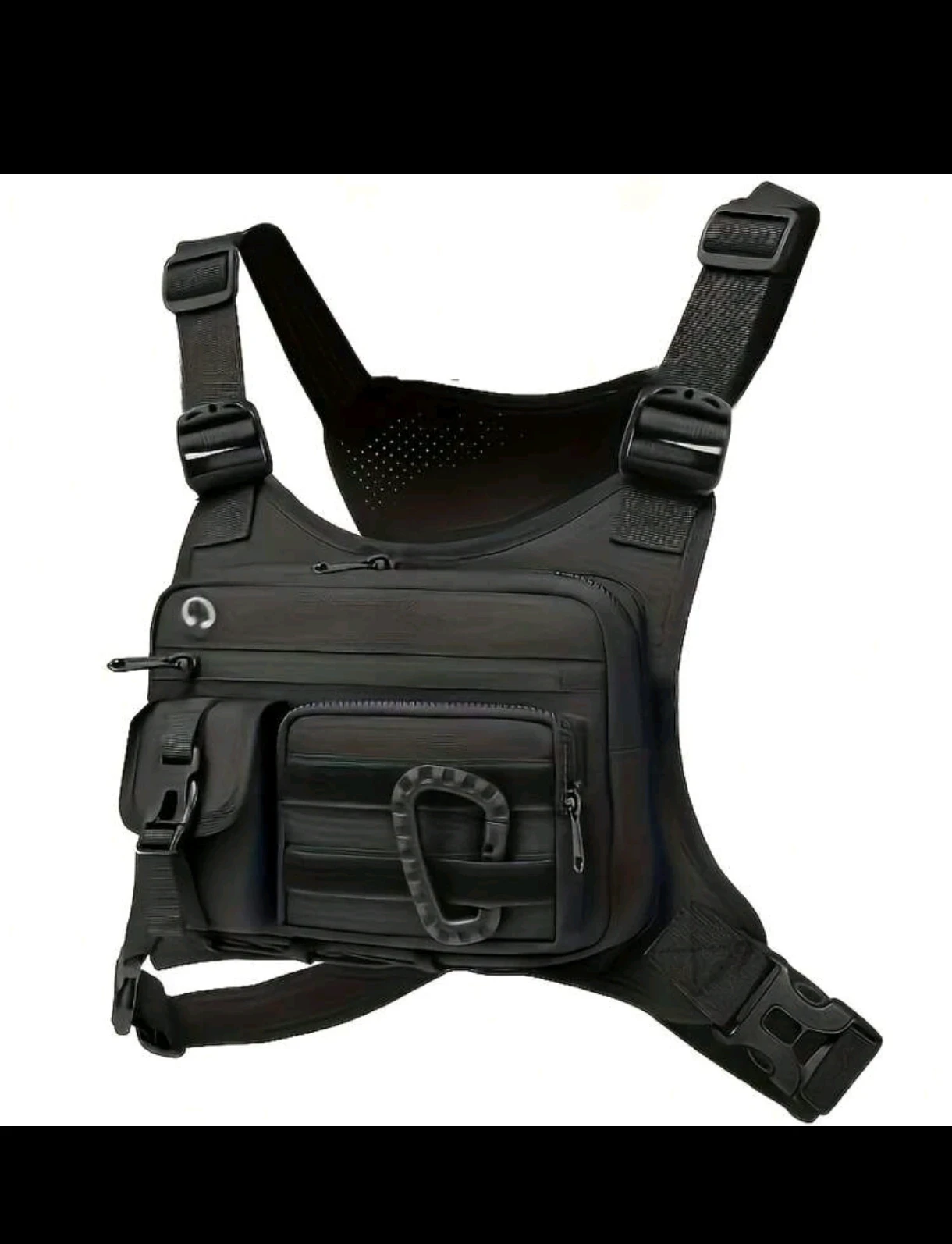 Bolso Táctico de Pecho Premium – Nailon Cordura de Alta Resistencia, Hebillas de Liberación Rápida y Costuras Reforzadas. 2