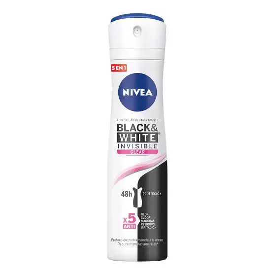 Desodorante aerosol Nivea Black&White clear 