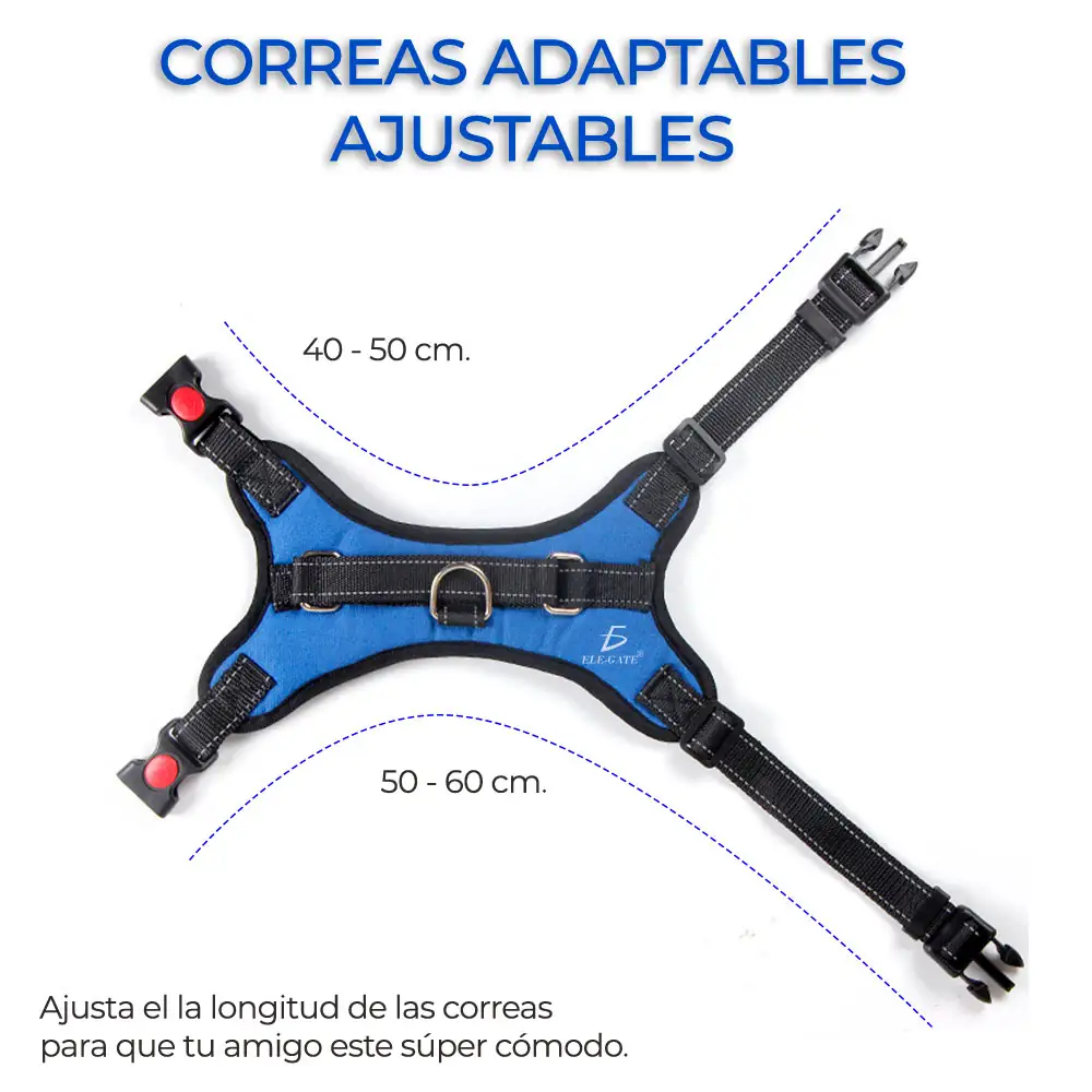 Pechera Arnes Para Mascotas Ajustable  2
