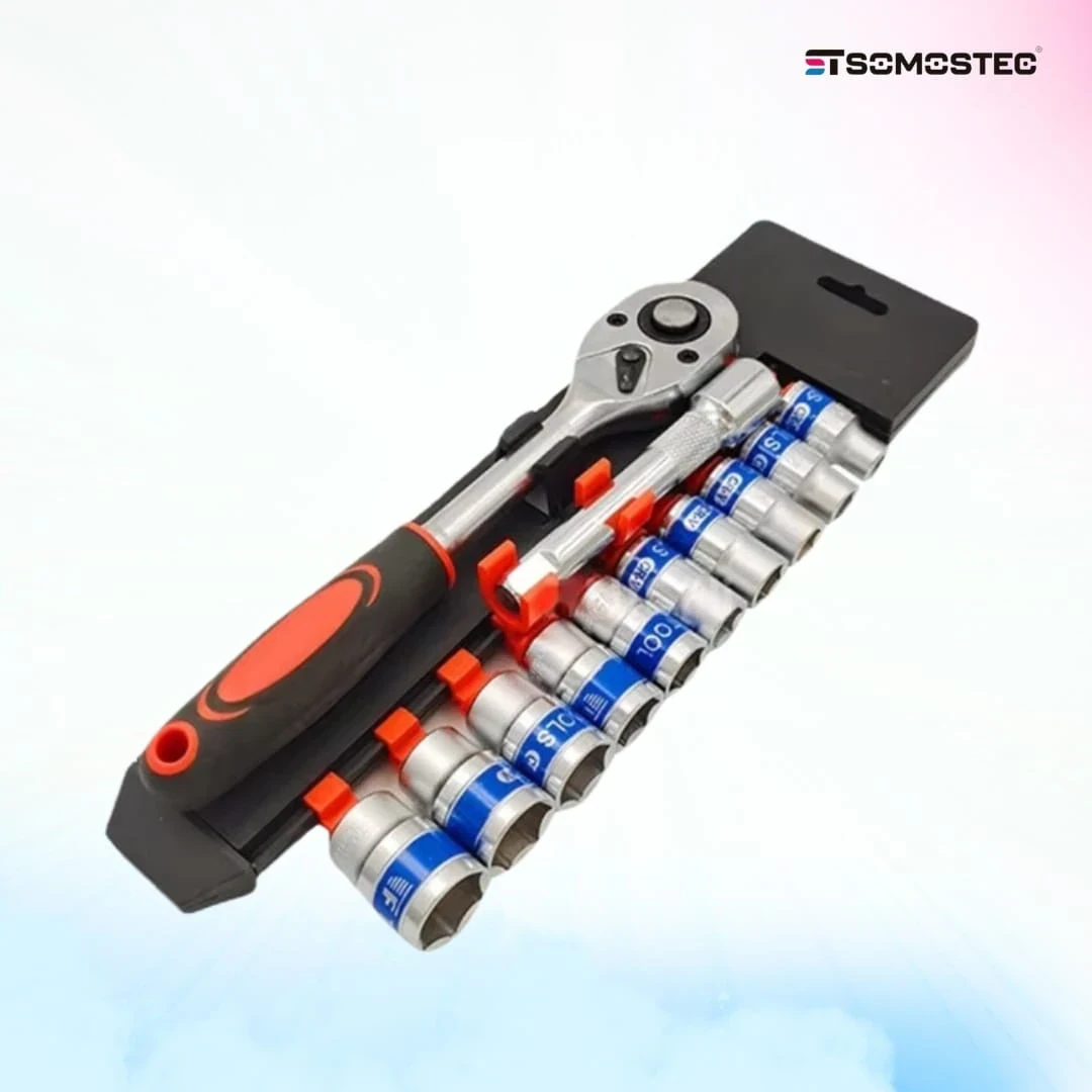 Juego de Tubo 12 piezas + llave, drive socket set 2