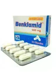 BENKLAMID 500 MG CJA X 20 CAPS LINCOMICINA LABQUIFAR