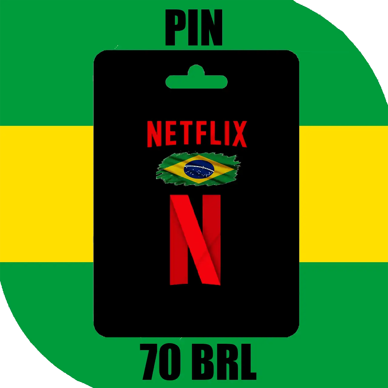 PIN Netflix 55.90 BRL Brasileño 