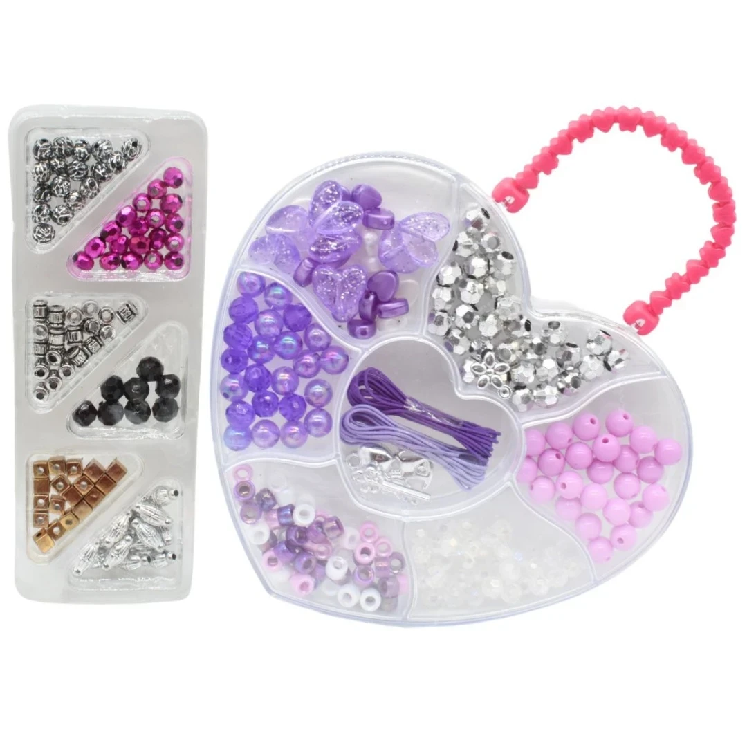 Set para Armar Collares y Pulseras Corazon