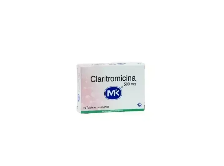 CLARITROMICINA 500 MG X 10 TBL MK