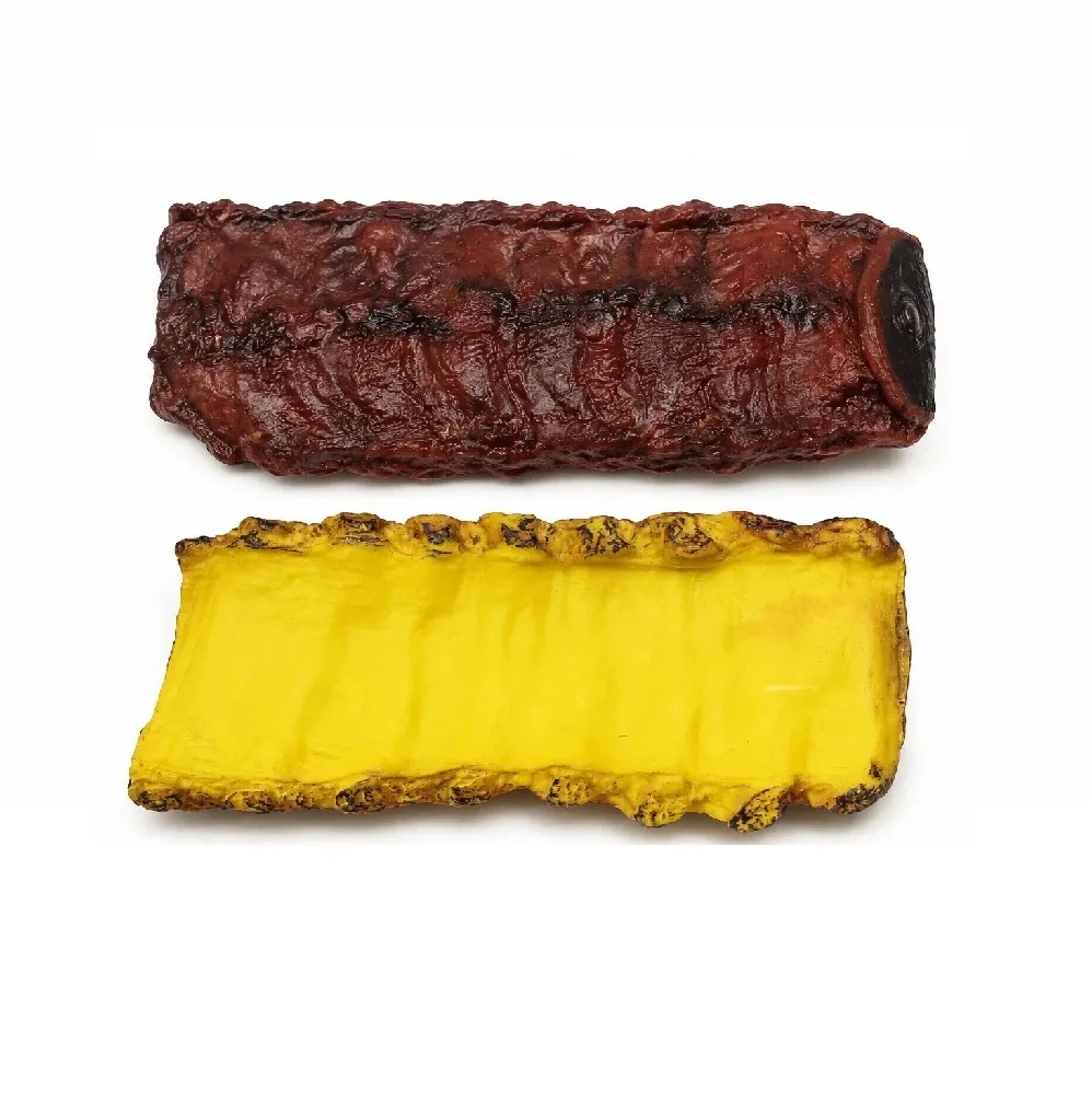 Juguete de goma costilla de res 