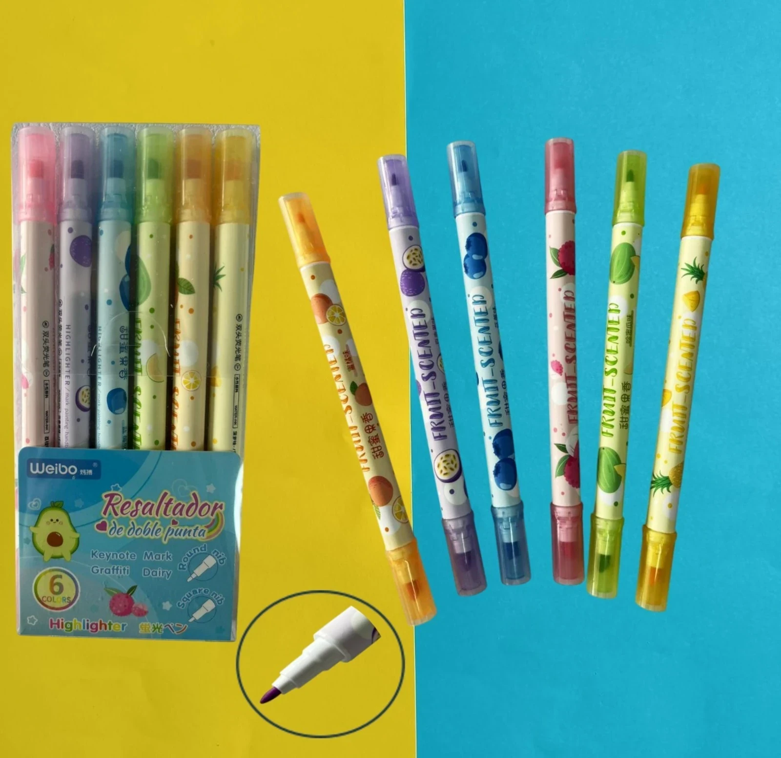 RESALTADOR FRUTAL X6