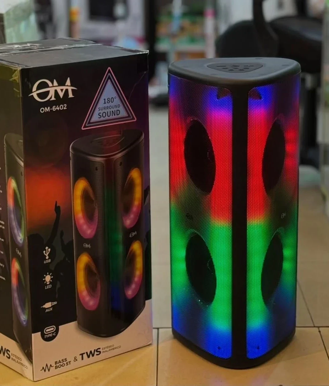 PARLANTE OM TRIANGULAR 4 x 6,5" 60W 4