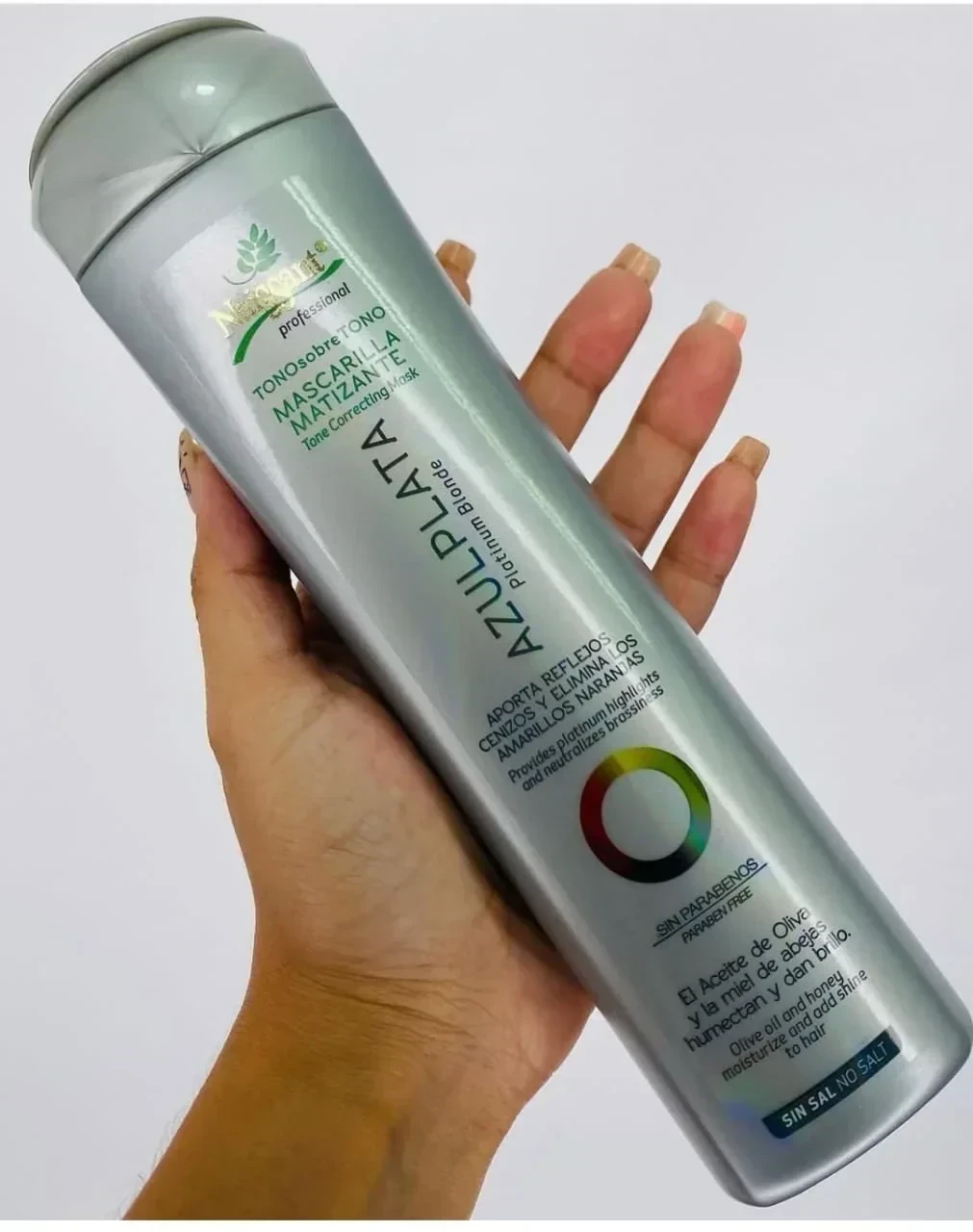 naissant mascarilla matizante tarro x300 azul plata