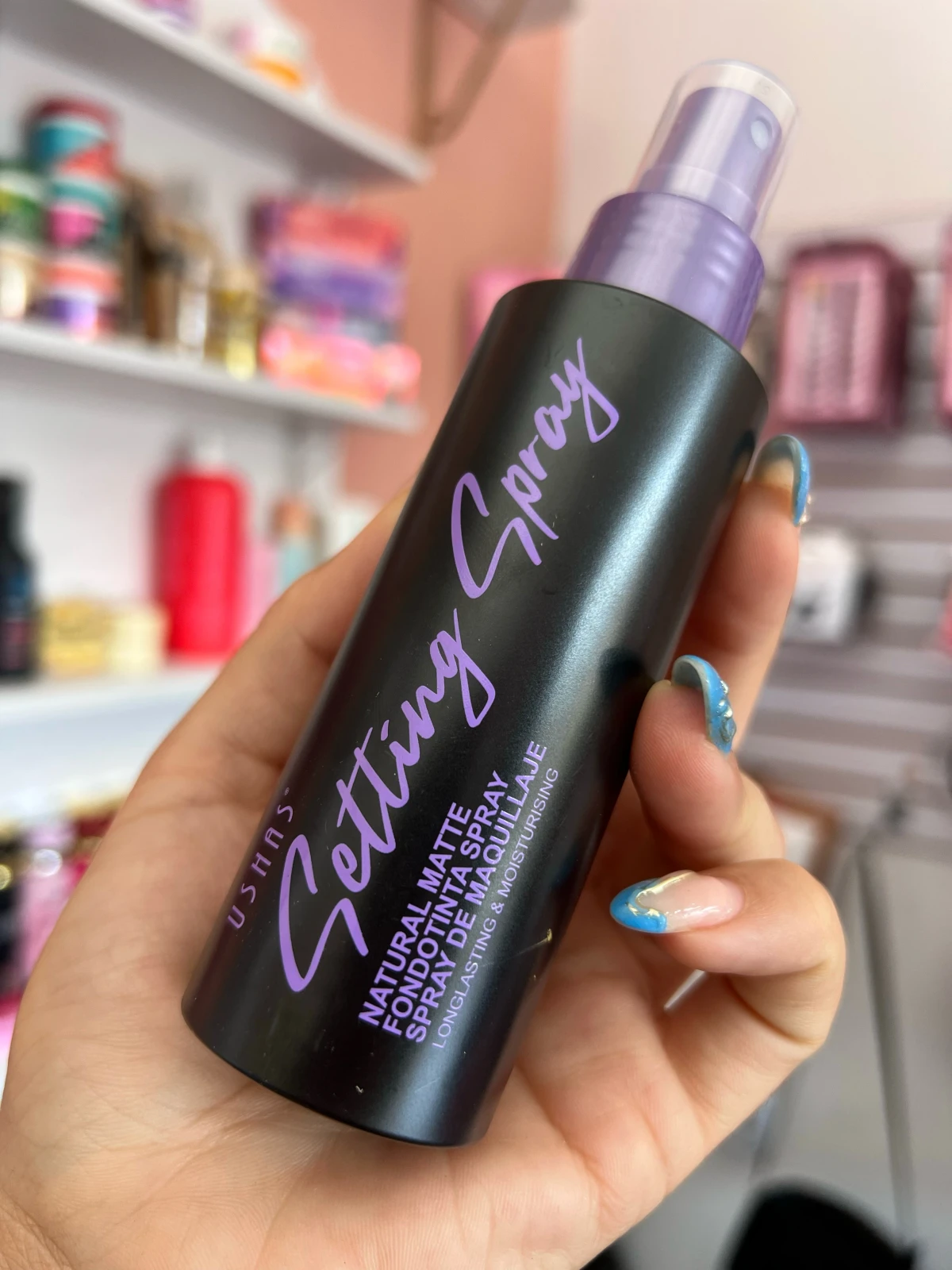Fijador de maquillaje matte USHAS