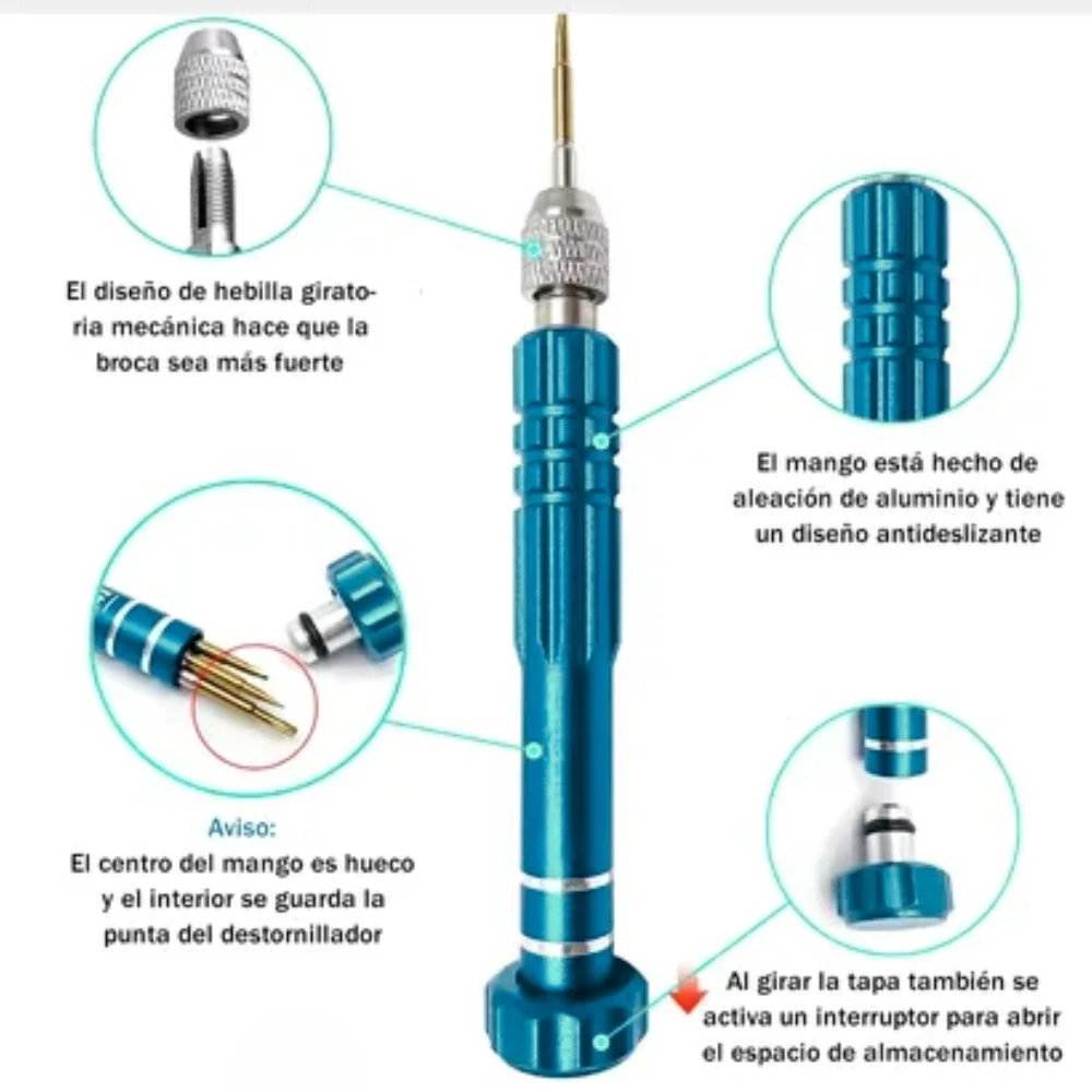 Kit Destornillador precisión 5 en 1 6