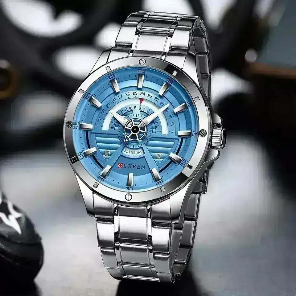 Reloj en acero inoxidable resistente al agua 💧 Oferta especial. 6