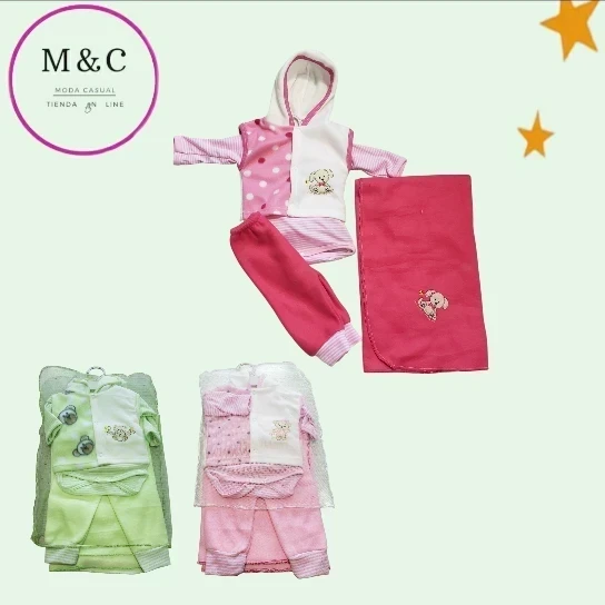 Kit con cobija para niña