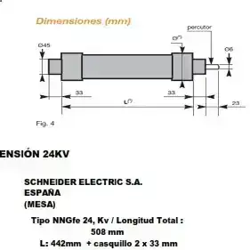 Fusible 24 kv  2