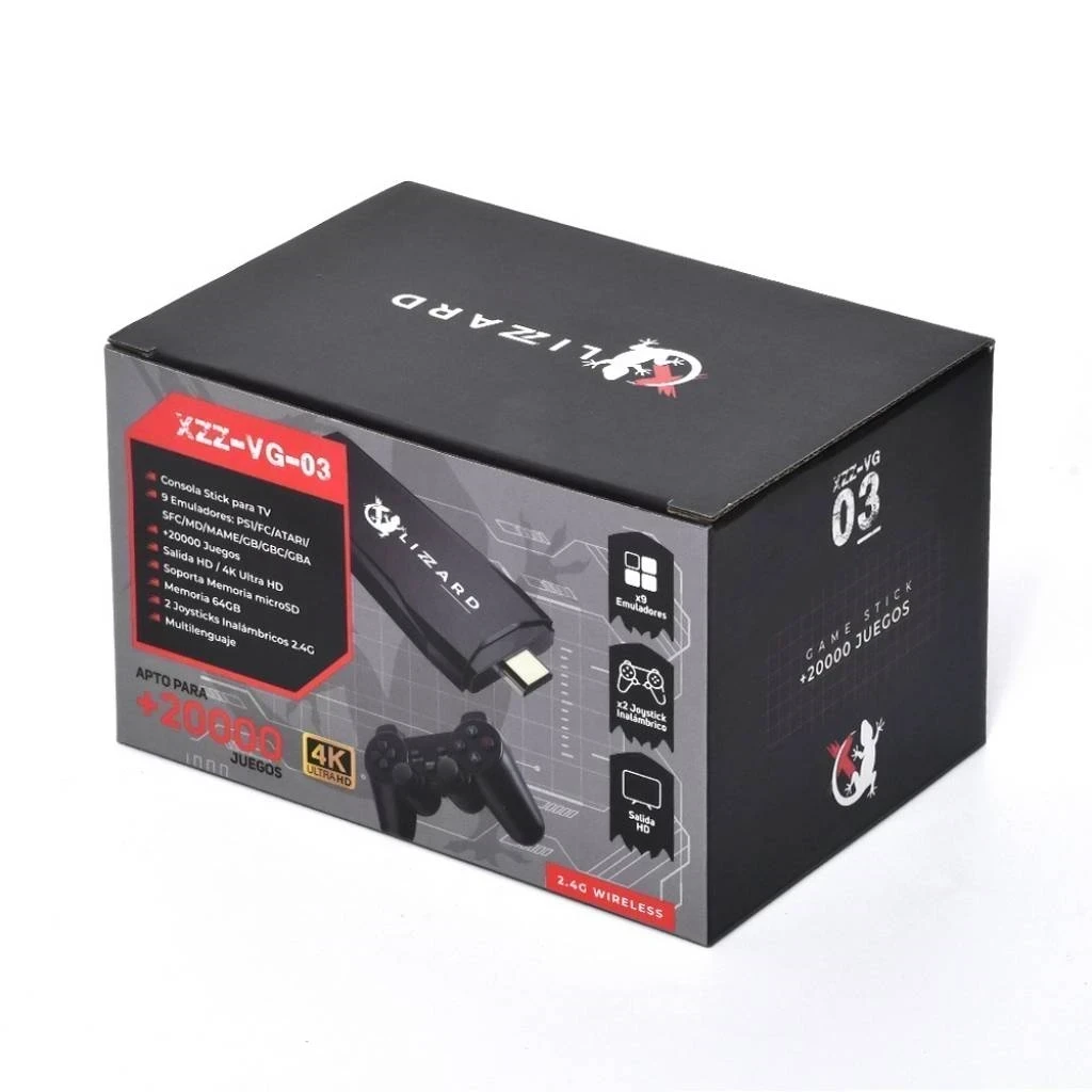 Consola Game Stick +20000 Juegos/  TV 4K 𝙓-𝙇𝙄𝙕𝙕𝘼𝙍𝘿 2