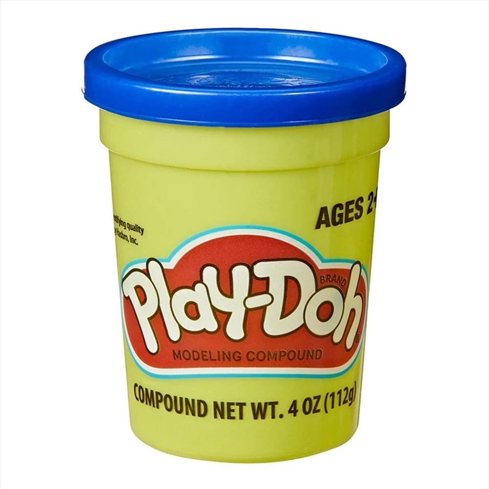 Plastilina play doh azul rey frasco de 112 gr