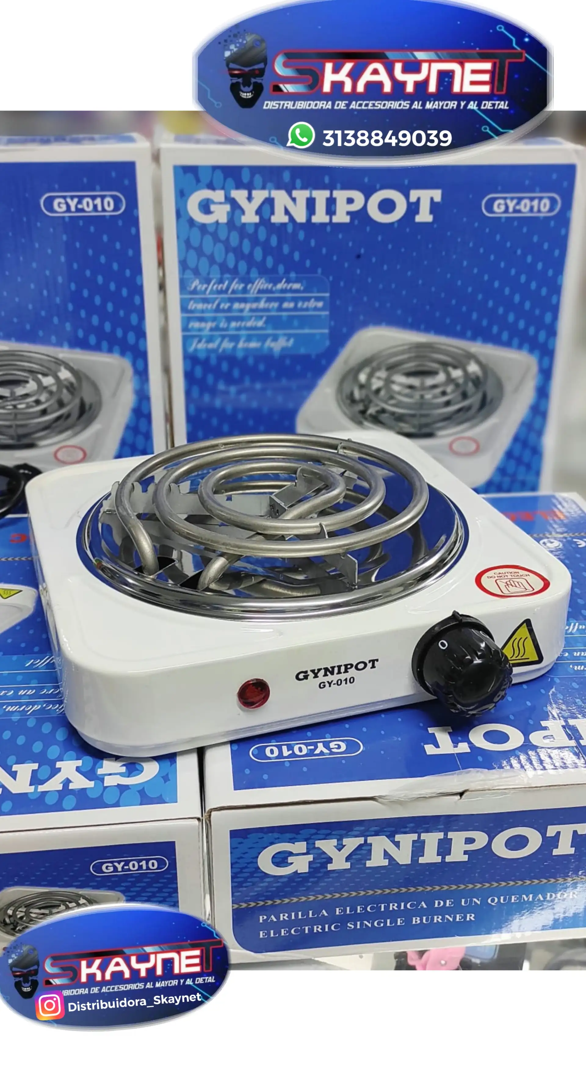 Mini Estufa Electrica 1 puesto Hot Plate Hornillo Portatil 