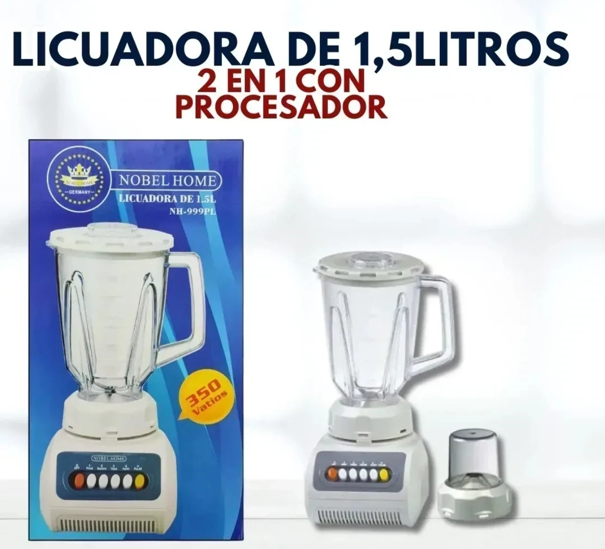 Licuadora Nobel Home de 1.5lt 2