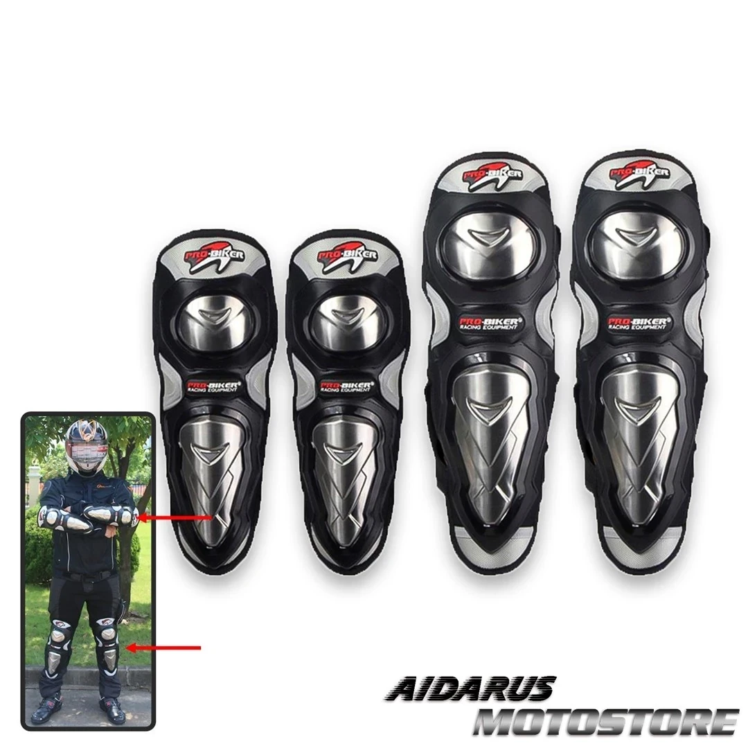 KIT DE RODILLERAS Y CODERAS KMAZTER IRON