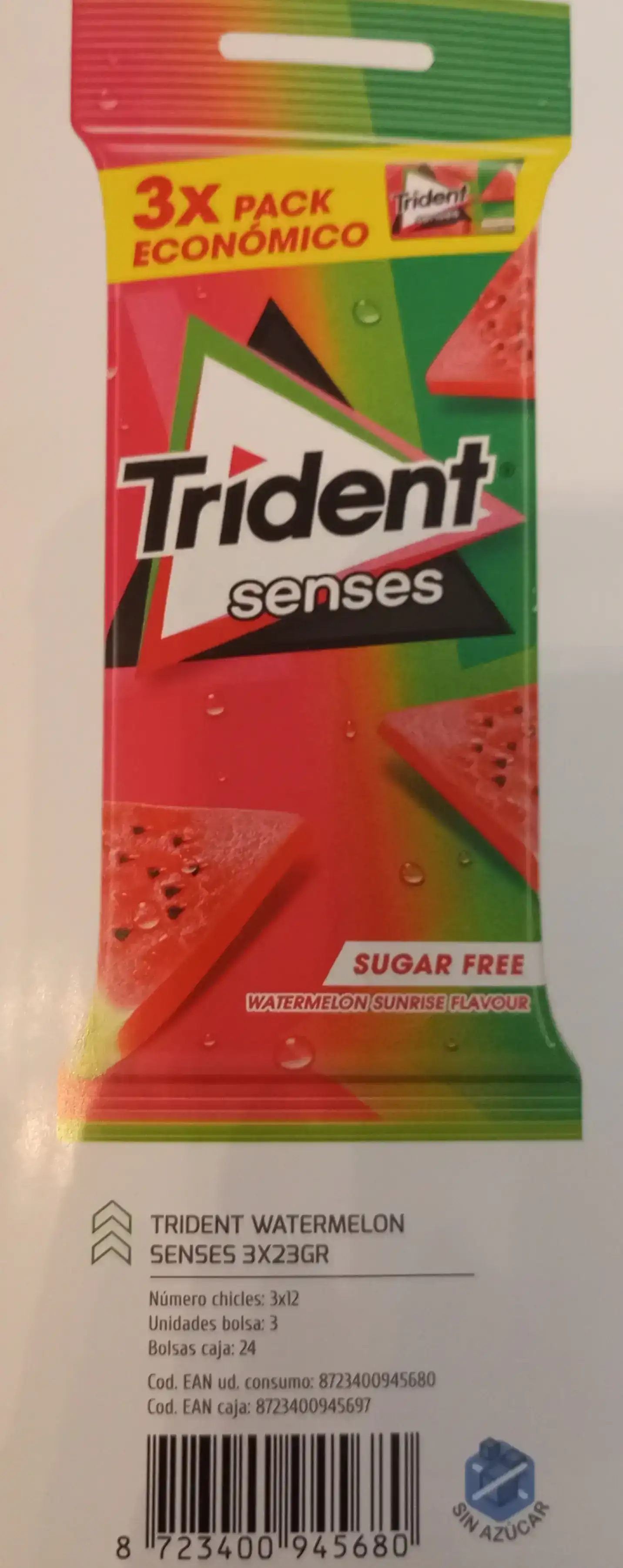 TRIDENT WATEMELON SENSES