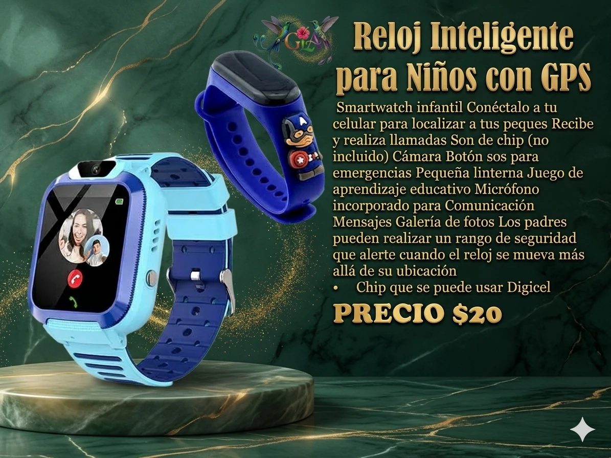 Smartwatch infantil con gps 