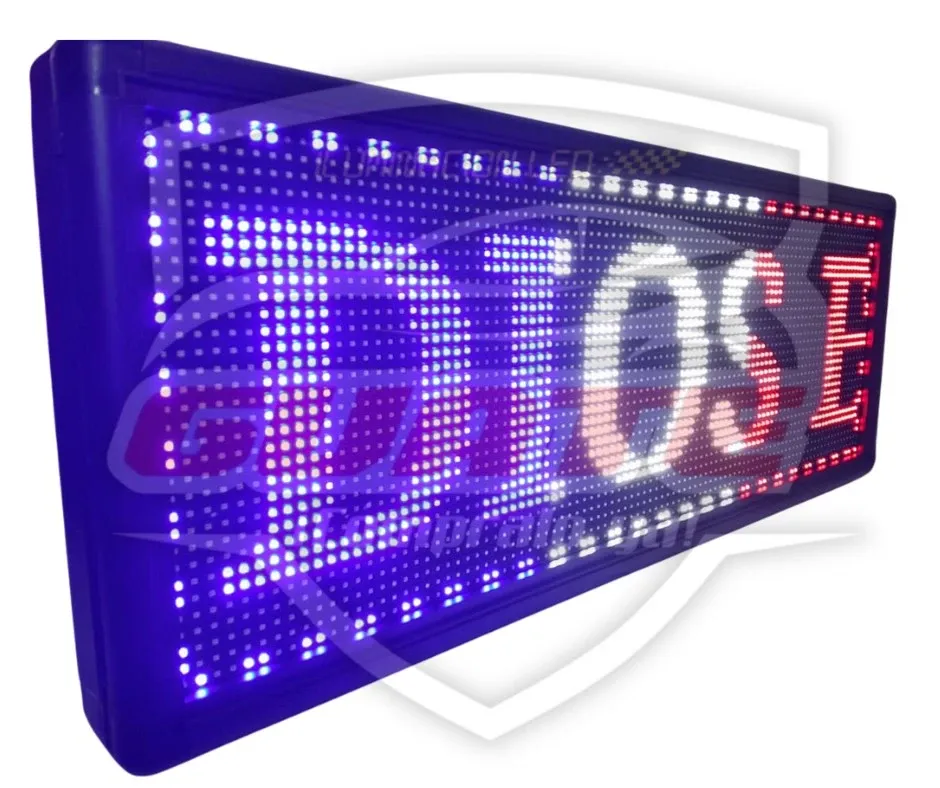 ROTULO LED PROGRAMABLE 1 METRO X 40 CM  3