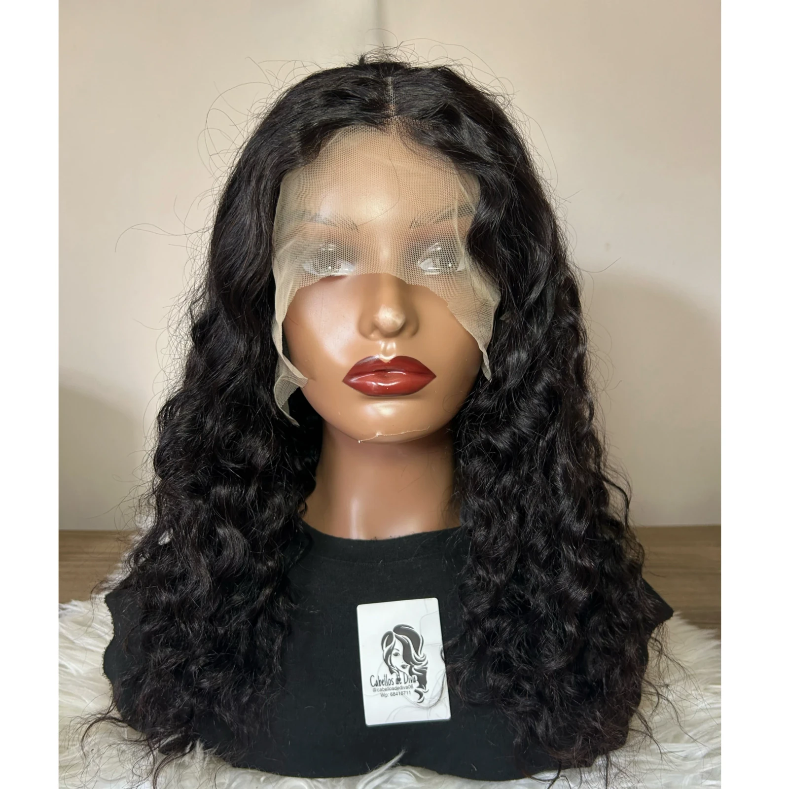 Peluca Rizos de agua 20”, frontal lace 13x4  2