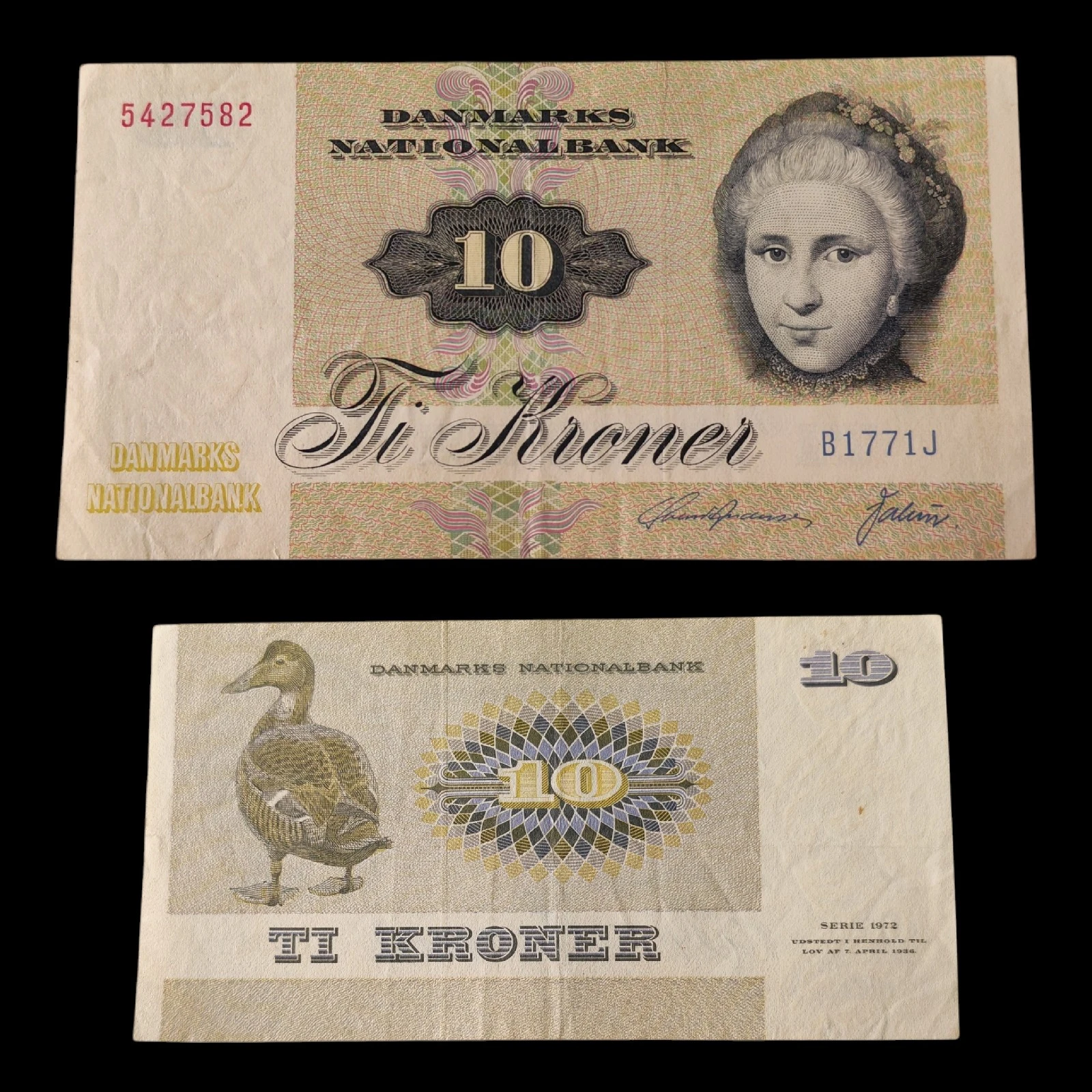 ° Dinamarca 10 Kroner Circulado 