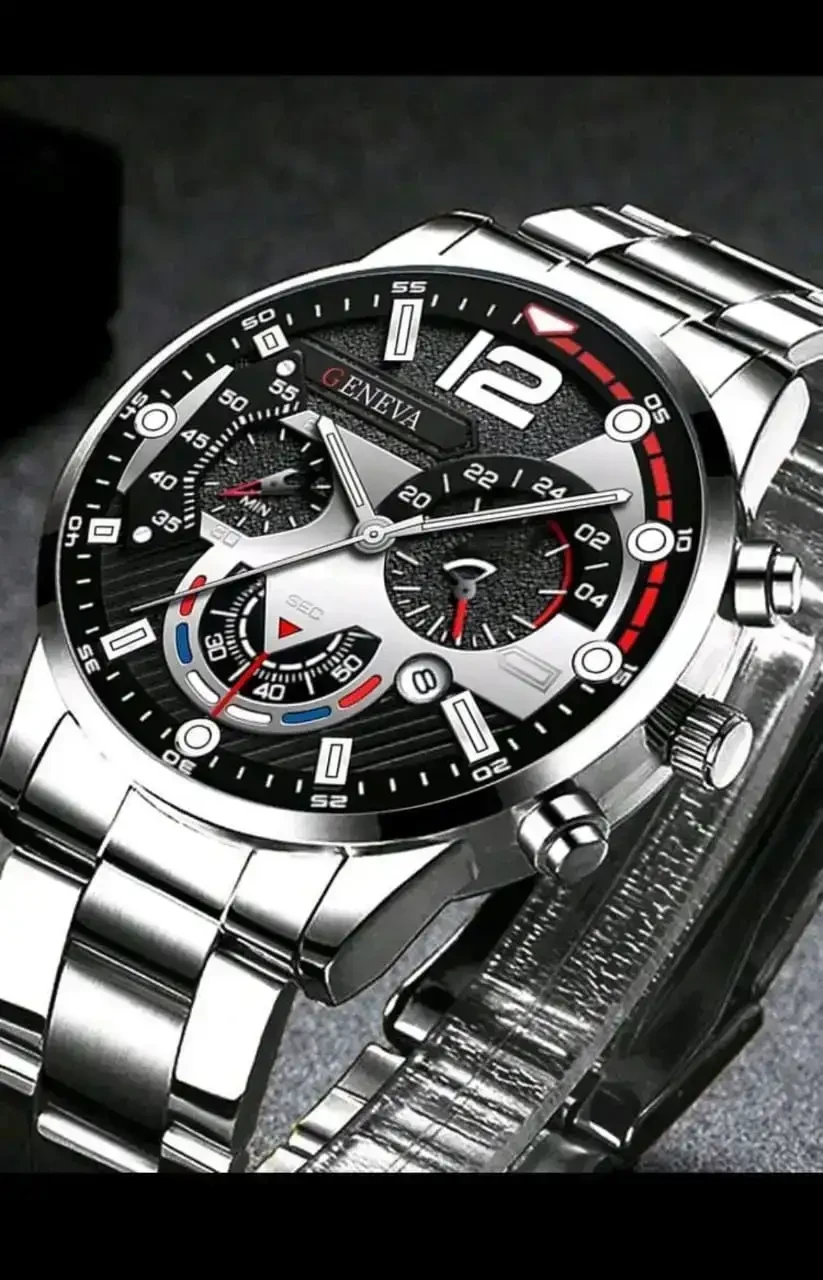 Reloj GENEVA/ Sistema de fecha funcional 