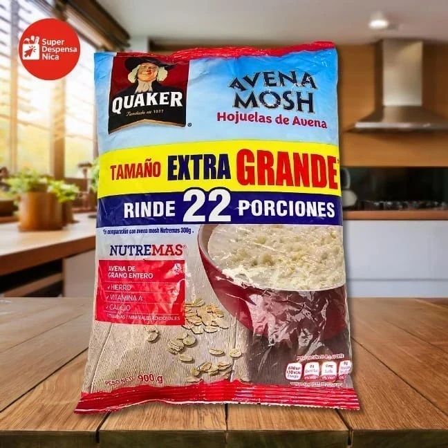 Avena En Hojuelas Quaker 900g