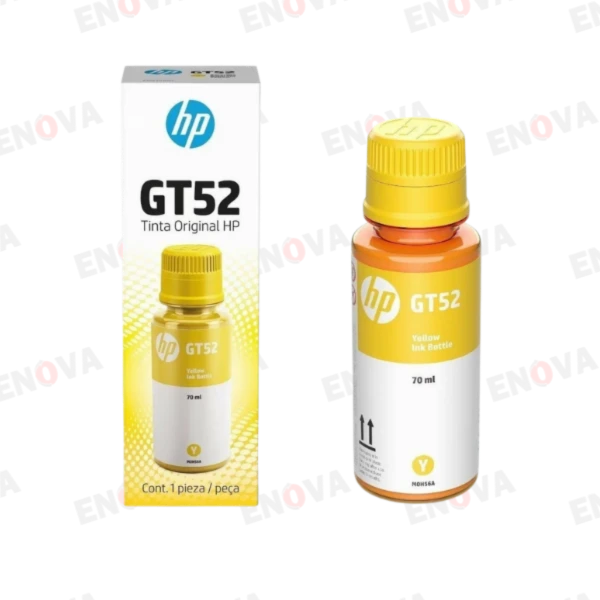 Botella de Tinta HP GT52 Amarillo 70ml