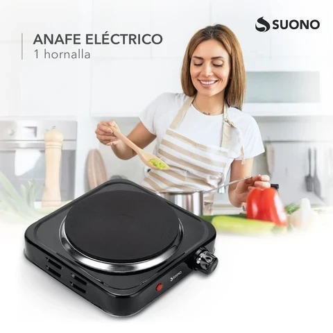 Anafe Eléctrico SUONO 1 Hornalla 1000W 5