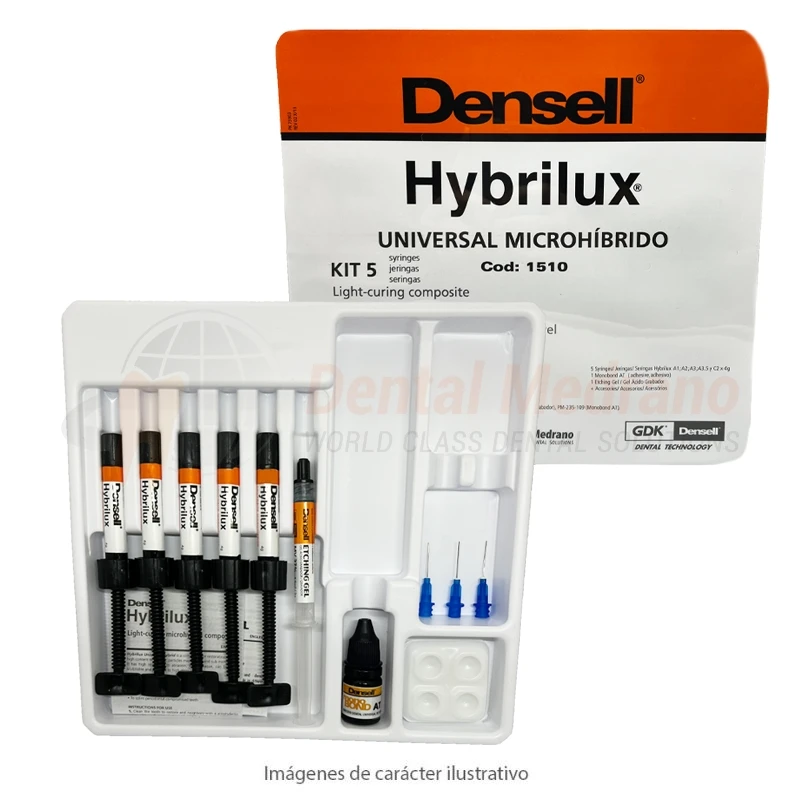 COMPOSITE HYBRILUX KIT 5 JERINGAS+BOND+ETCH - DENSELL