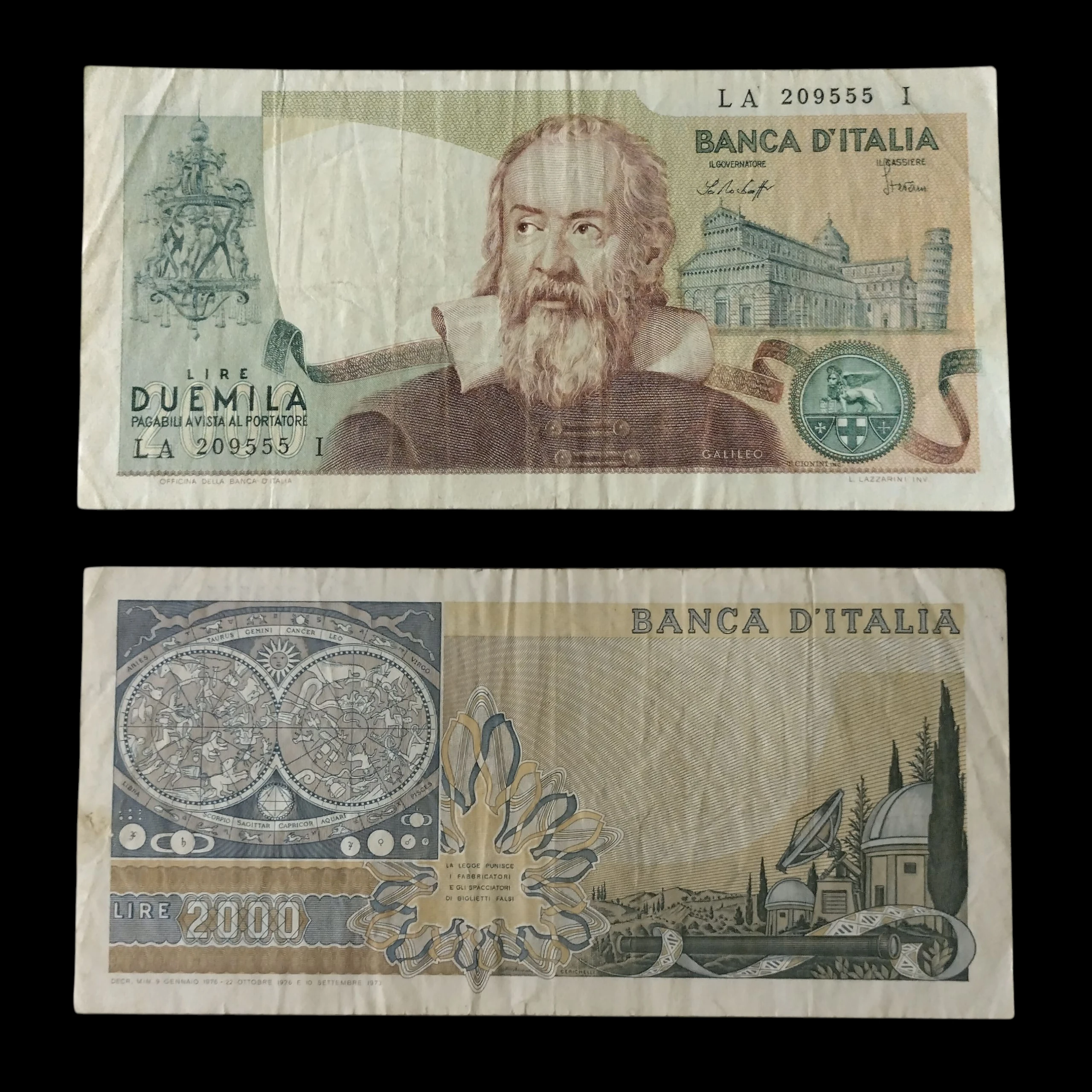 • Italia 2000 liras VF