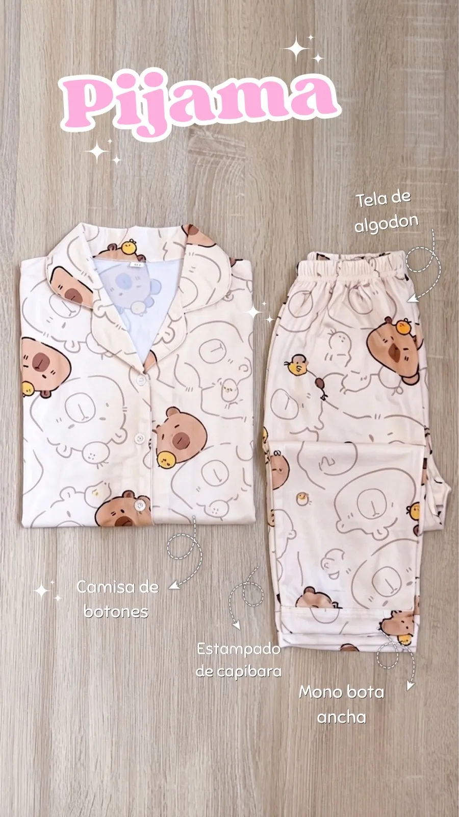 pijama de capibara 01