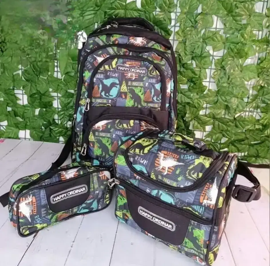 SET MOCHILA DE DINOSAURIOS