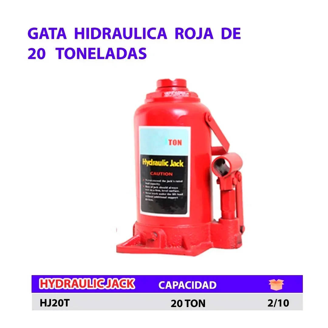 GATA HIDRAULICA (ROJO) 20 TON