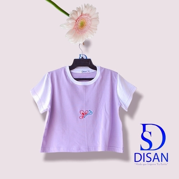 Polo crop Mariposa  6