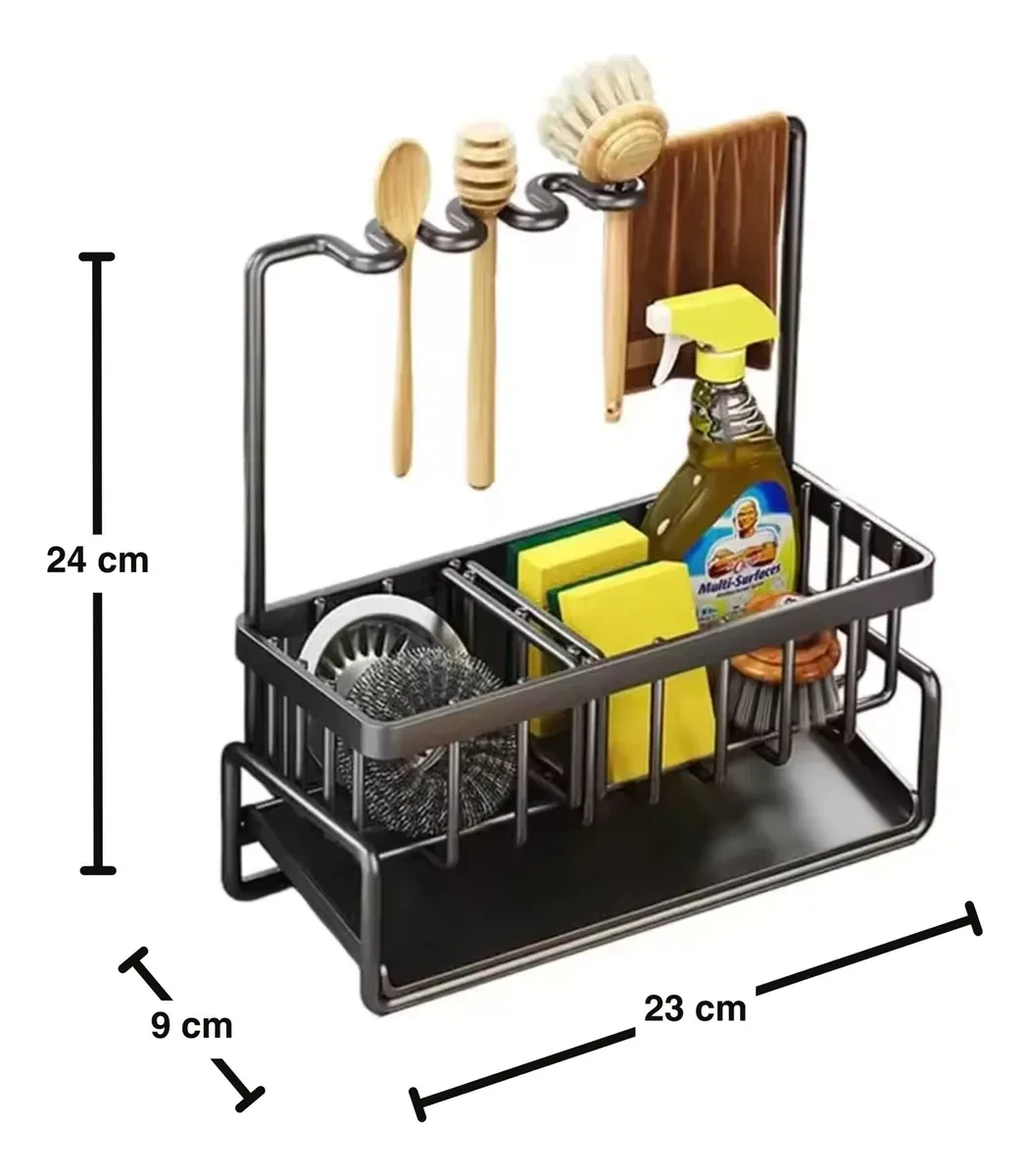 Organizador Porta Esponja Lavaplatos Metal 2