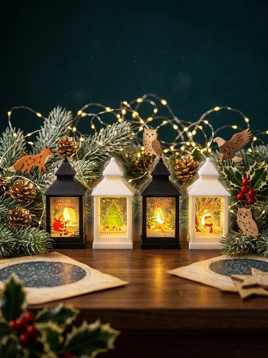Farolitos navideños 