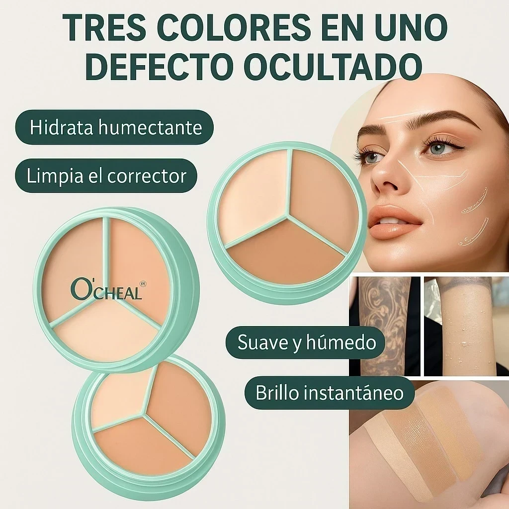 ✨ O’CHEAL 3 en 1 – ¡Tu secreto para una piel perfecta! ✨ ☺️✨💞